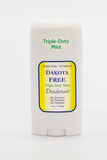 Dakota Free Triple Duty Mint Deodorant