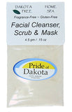 Dakota Free Facial Cleanser, Scrub & Mask